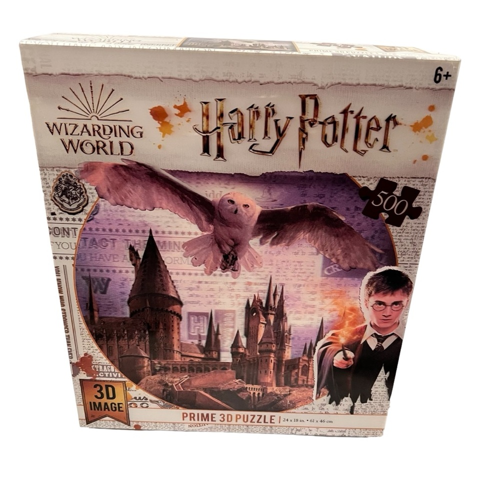 Harry Potter Hogwarts Hedwig Owl Prime 3D Image Puzzle 500 Pieces